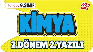 9.Sınıf Kimya 2.Dönem 2.Yazılıya Hazırlık 📑 #2025