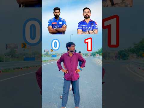 Virat kohli 🆚 Jasprit bumrah (आप कौनसे प्लेयर को ज्यादा सपोर्ट करते हो ✔️ ) #trend