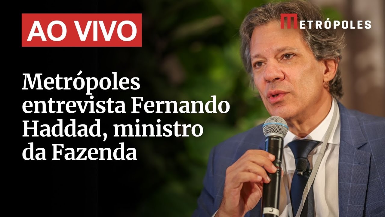 AO VIVO: Metrópoles entrevista Fernando Haddad, ministro da Fazenda
