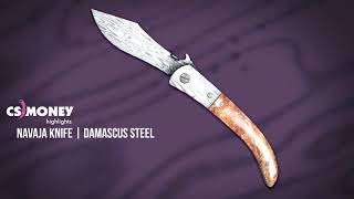 Navaja Knife Damascus Steel Gameplay