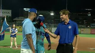 PEGGS Player of the Game Alexey Lumpuy after a 5-hit, 4-RBI performance (9/4/26)