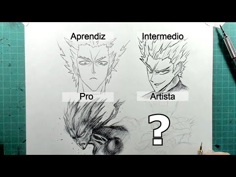 Aprendiz vs Artista ¿Quién Dibuja Mejor? 🤔a Garou ✍️