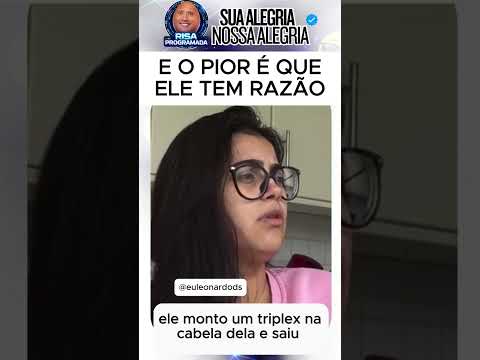Ela dificilmente vai discorda disso que ele falo #viralshort #humor #memes #divertido