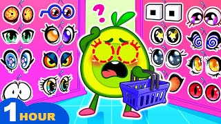 Where Are My Eyes 👀🥑 Safety Rules for Kids | Funny Cartoon for Kids be Pit & Penny Family 🥑 #forkids