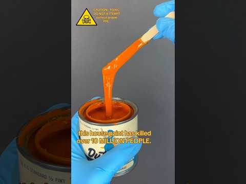 History’s DEADLIEST house paint.⚠️ 🧡#paint #arthistory #art #painting #science #history