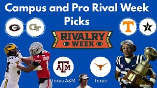 CFB RIVALRY WEEK PICKS!!!