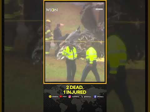 Plane Crashes Onto a Massachusetts Highway; 2 Dead, 1 Injured | WION Shorts
