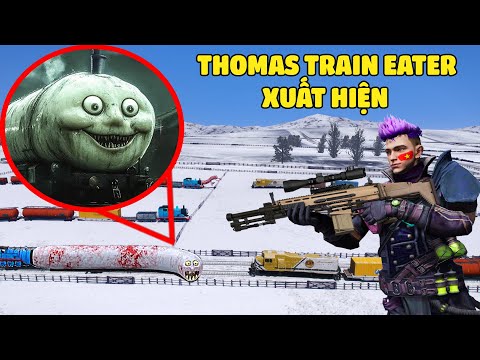 Xe Lửa Ăn Thịt Thomas Train Eater Xuất Hiện Tức Giận Tạo Vòng Từ Trường Không Trung Phá Hủy Mọi Thứ