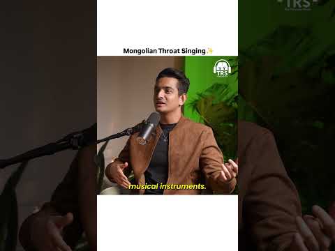The Ancient Mongolian Throat Singing Ft. Cycle Baba on TRS #shorts
