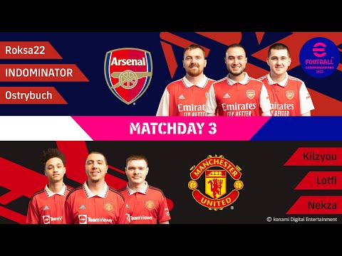 eFootball Championship Pro | Manchester United v Arsenal | LIVE FROM SAT 12:00 (GMT) / 13:00 (CET)