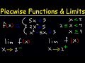 Evaluating Limits with Piecewise Functions