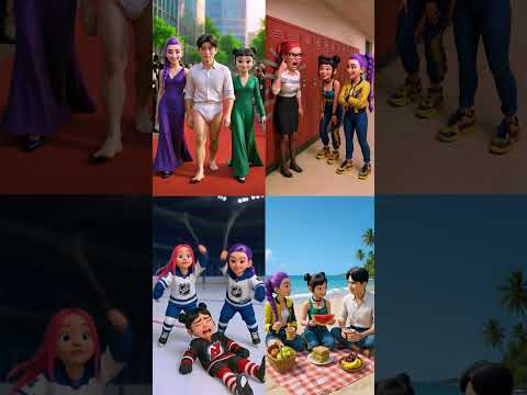 Rumi x Zoey x Mira x Jinu - Kpop Demon Hunters - Meme Challenge Part 28
