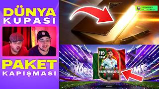 ABİMLE İLK KEZ DÜNYA KUPASI PAKET KAPIŞMASI 🔥 İLK HAVUZ A ÇIKARAN KAZANIR 😱  FC Mobile
