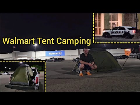 Walmart Camping And Unexpected Awakening By The Police