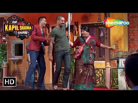 Santosh ने जब उड़ा दिया Indian Champions HARDIK PANDYA और SHIKHAR DHAWAN ki Wicket Pole Dance में