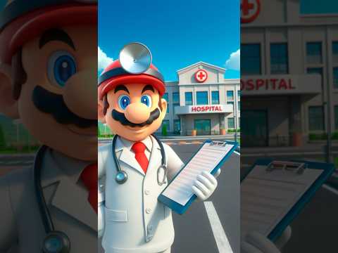 Would you like to have such doctors??‍⚕️?‍⚕️ #mario #mariobros #luigi #supermariobros #donkey