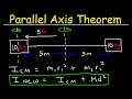 Understanding Inertia and the Parallel Axis Theorem