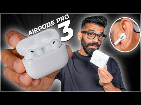 Apple AirPods Pro 3 Unboxing & First Look - Best Got Better!🔥🔥🔥