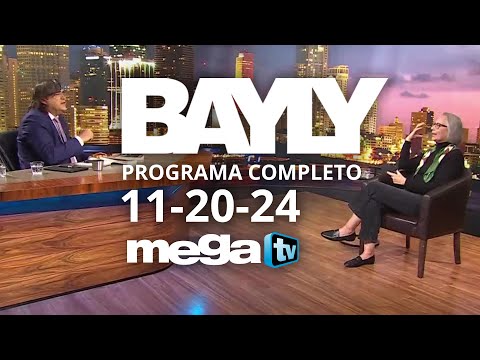 BAYLY EN VIVO Programa Completo 11-20-2024 - ¡Conmovedora charla entre Jaime Bayly y Gina Montaner!