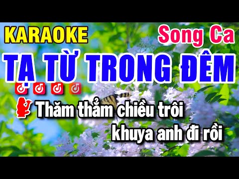 Karaoke Tạ Từ Trong Đêm – Nhạc Sống Song Ca – Beat Huỳnh Anh
