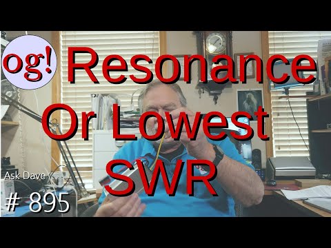 Resonance or Lowest SWR (#895)