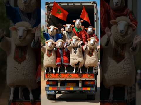 🇲🇦🐏💃🇲🇦#funny #comedy #animation #المغرب  #viralvideo#اكسبلور#2025 #عيد_الاضحى#maroc