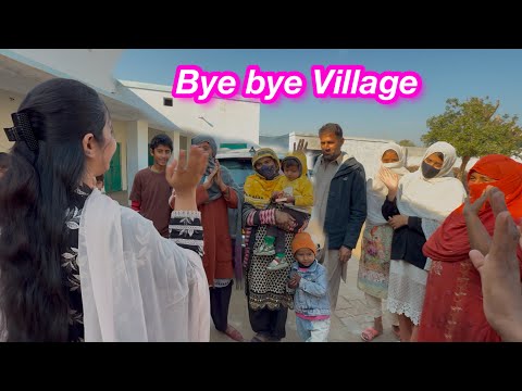 Bye bye village | islamabad ka safar | Sitara yaseen vlog