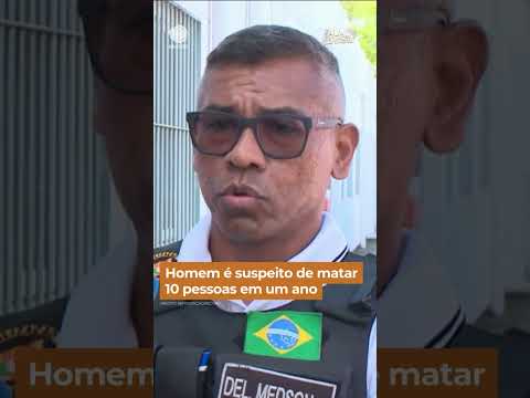 Homem é suspeito de matar 10 pessoas em um ano #shorts