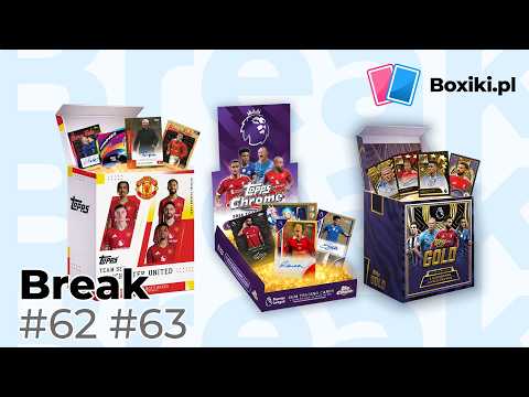 BREAK #62 #63 [FULL CASE] MANCHESTERU UNITED 25/26 & TOPPS CHROME PL Hobby Box 25/26 & TOPPS Gold PL