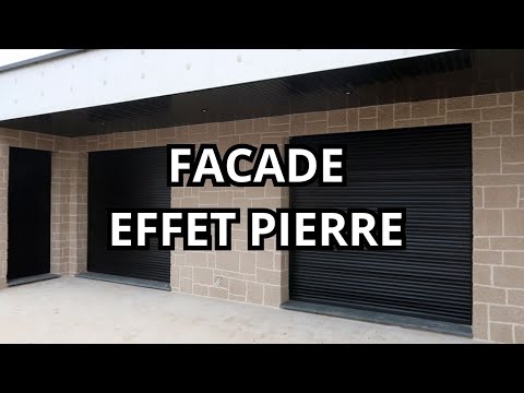 POINT TRAVAUX: FACADE EFFET PIERRE + ESCALIERS