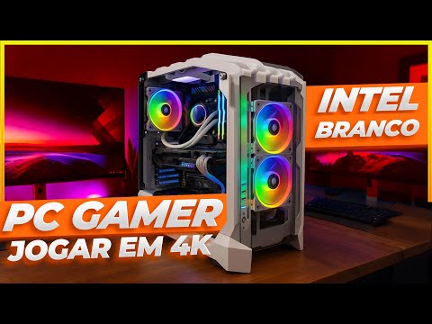 Montei o PC GAMER Supremo Intel pra JOGAR em 4K tudo!