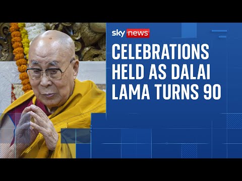 Richard Gere attends Dalai Lama's 90th birthday celebrations