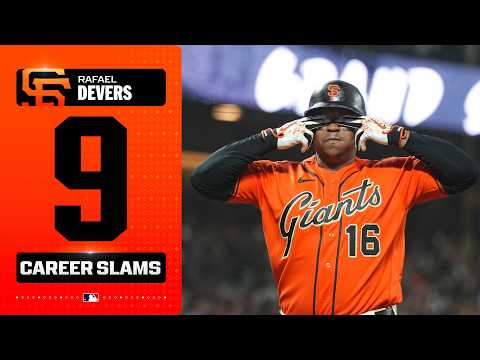 Rafael Devers hits the Giants' MLB-leading 9TH GRAND SLAM of the year! 💥 (Devers' 9th career slam!)