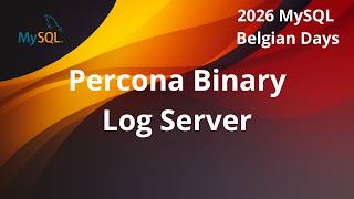Binary Log Server: The Missing MySQL Infrastructure Component
