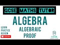 Algebraic Proofs and Expressions