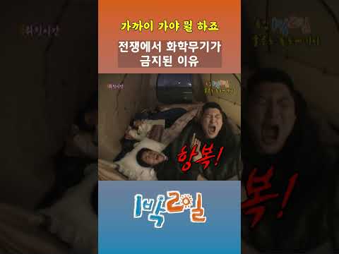 Close Quarter Combat vs Chemical Warfare☢️ #2Days1Night #1박2일 | KBS WORLD TV