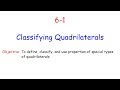 Understanding Quadrilaterals