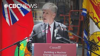 YouTube video thumbnail: Canada Unveils Plan to Build up to 10 Nuclear Reactors by 2040