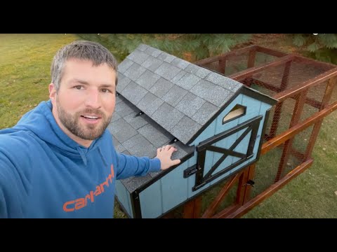 Portable Chicken Coop Tour - Easy to Clean v4.0