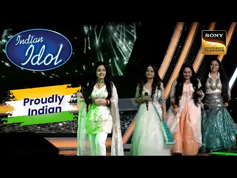 Indian Idol Season 13 | सभी Contestants ने मिलकर "Chak De India" Song पे किया Perform | Performance