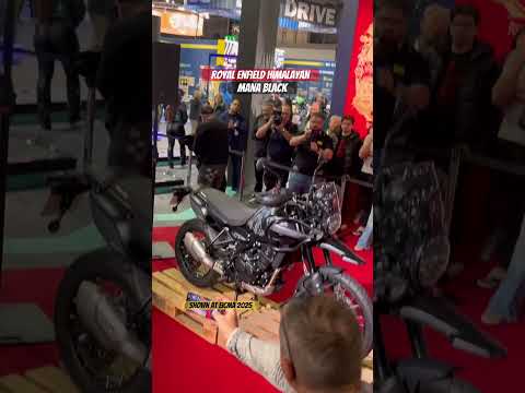 Royal Enfield Himalayan Mana Black I Unveiled at EICMA 2025 I BikeWale