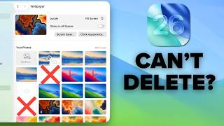 Can’t Delete “Your Photos” Wallpapers in macOS Tahoe? Fix It Fast