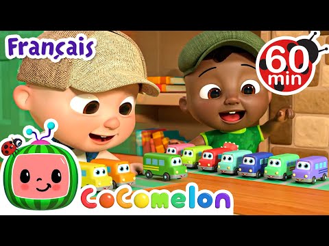 10 petits bus | @CoComelonCodyTimeFrancais  | Dessin Animé