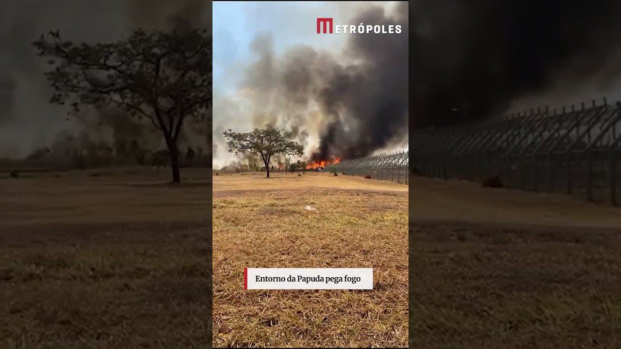 Entorno da Papuda pega fogo
