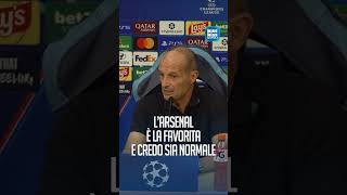 "ARSENAL favorito?", sentite come ha risposto ALLEGRI in conferenza stampa 🎙️⚽