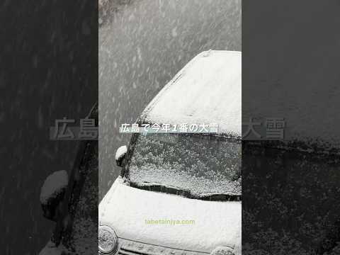 広島で今年初の大雪！（2026.2.8 廿日市市）