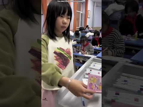 Chinese teacher asks a talented girl to make such a book 😲