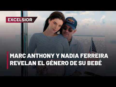 Marc Anthony y Nadia Ferreira confirman el género de su bebé