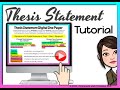 Crafting Effective Thesis Statements for Argumentative Essays