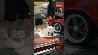 1964 Chevrolet Impala Detailing Wash | #ColourGrade #Impala #Shorts